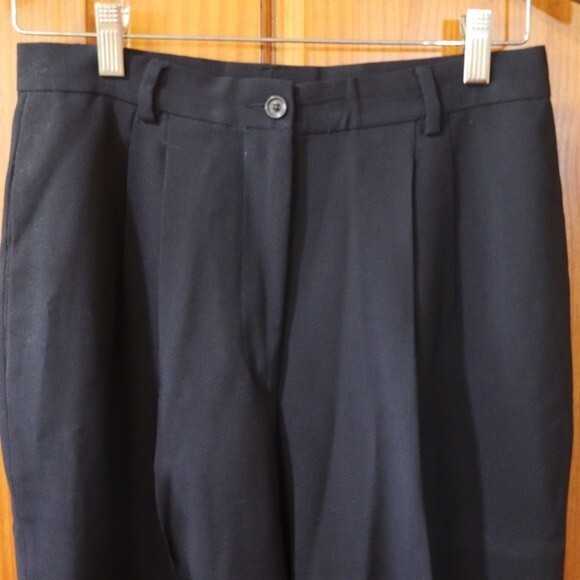 VESTIMENTA SPA Vintage Black Wool Pant Suit 3-Button Jacket Tailored 10 - Picture 4 of 16